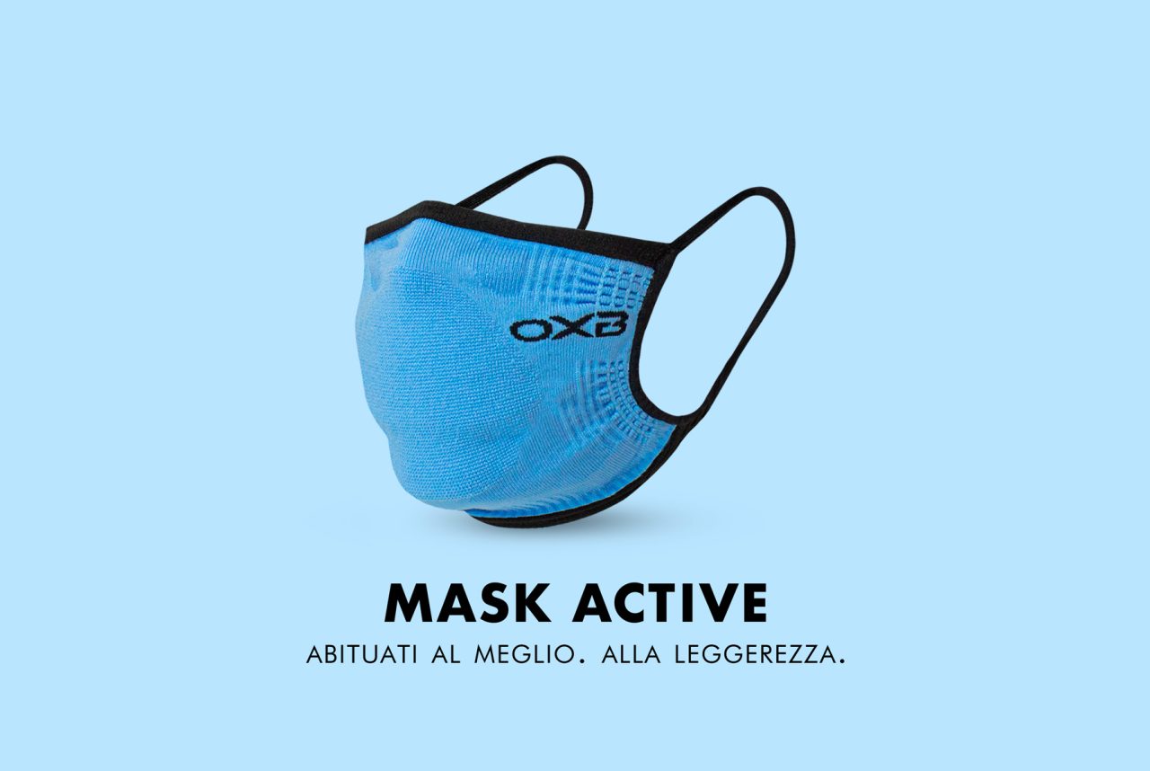 oxyburn mask active mascherina filtrante leggera